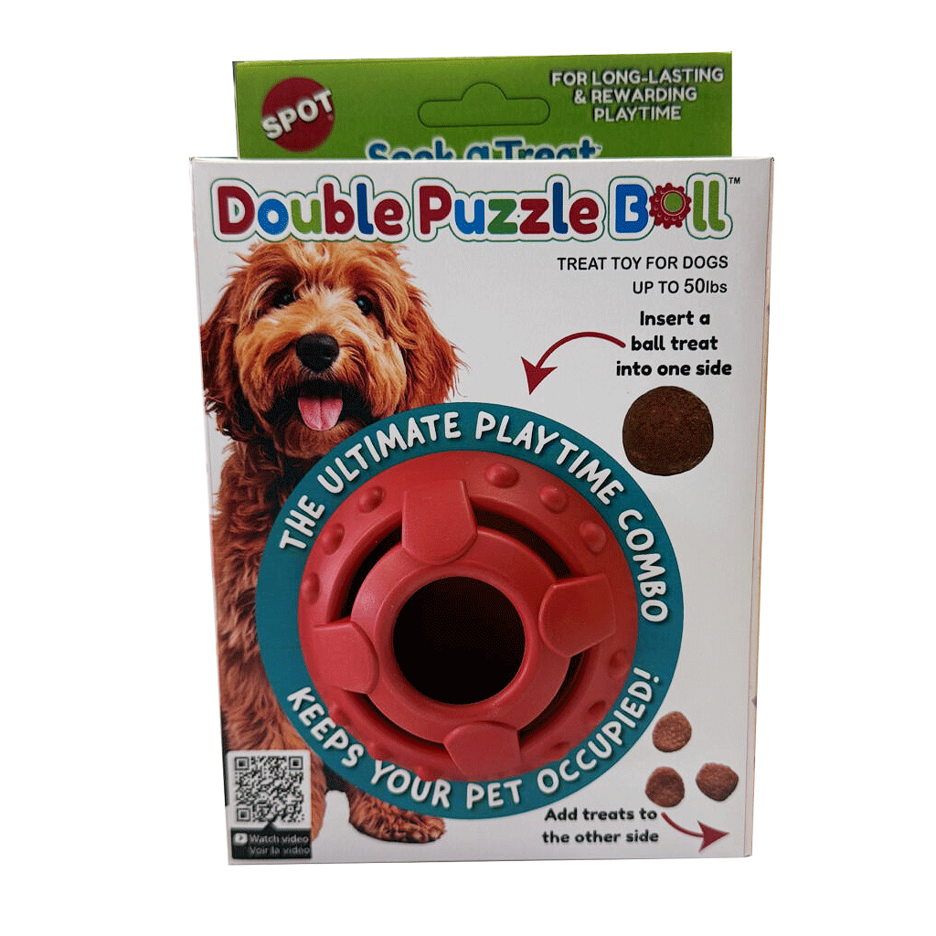 ETHICAL/SPOT Seek-A-Treat Double Puzzle Ball 3.25"