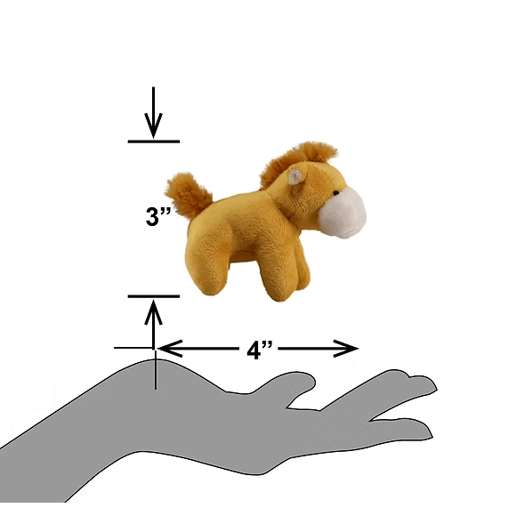 PETSPORT Tiny Tots Barn Buddy Henry Horse 3"