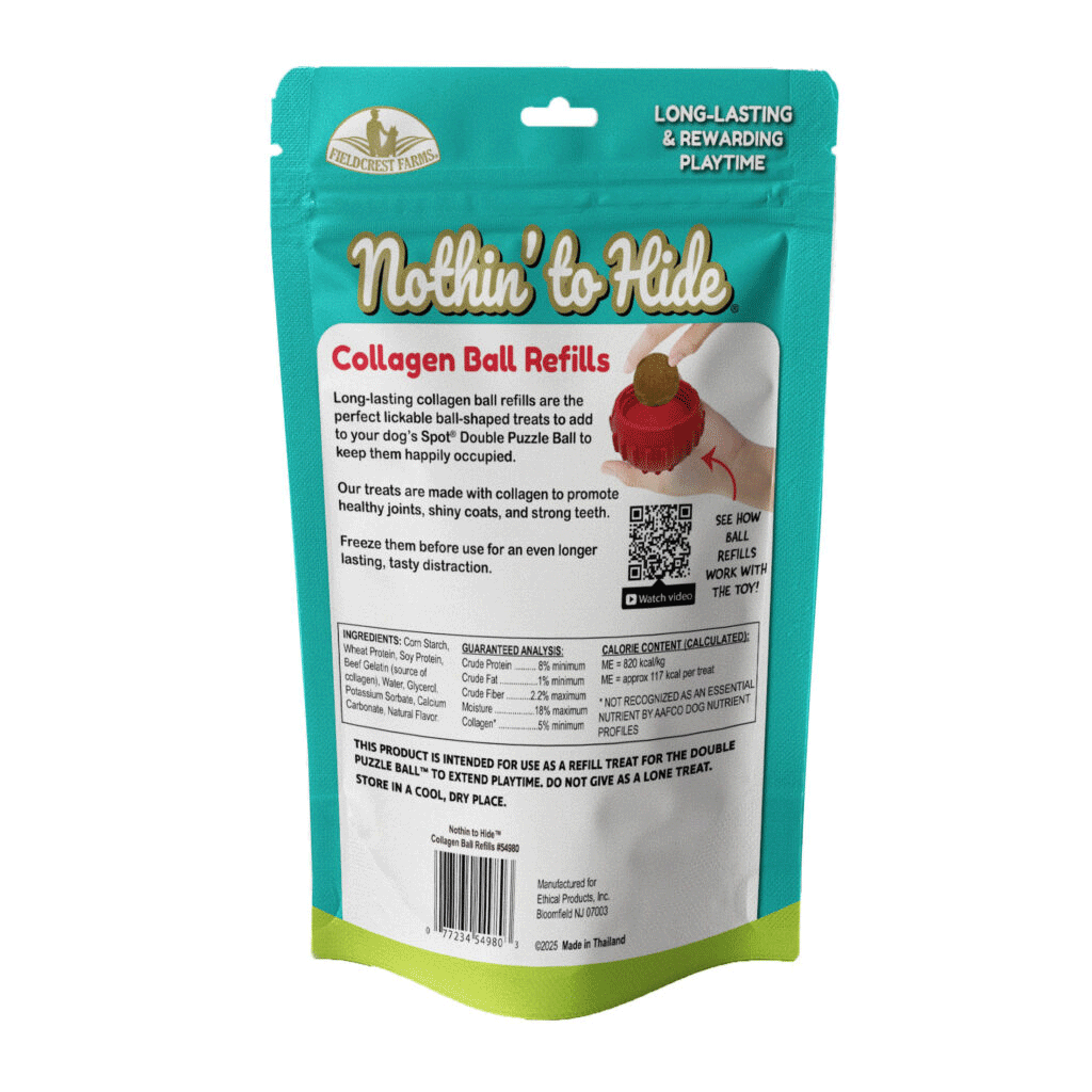 ETHICAL/SPOT Seek-A-Treat Collagen Ball 7ct 