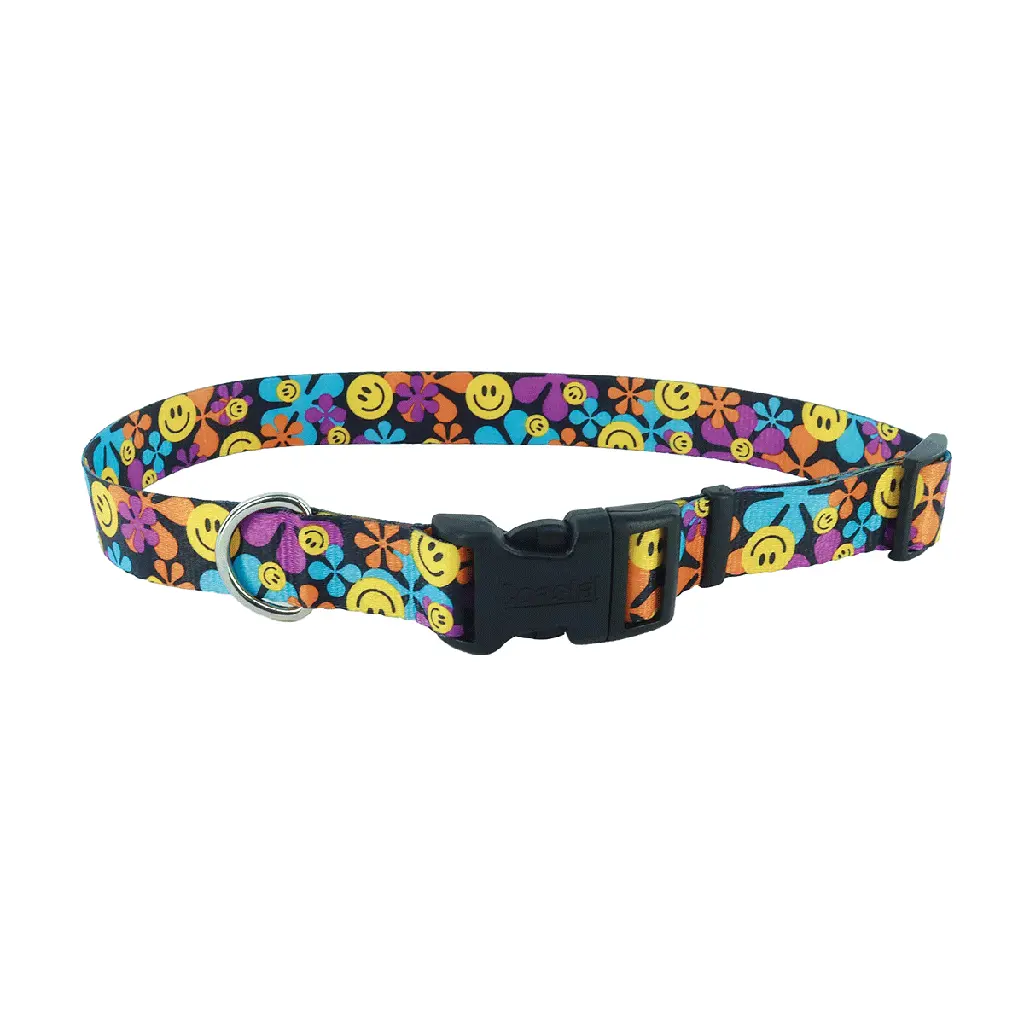 PET ATTIRE Styles Adjustable Collar 8-12x3/8 Wild Flower