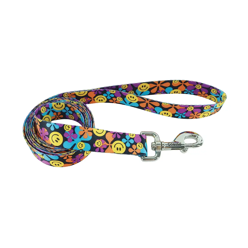*PET ATTIRE Styles Dog Leash 6'x5/8 Wild Flower