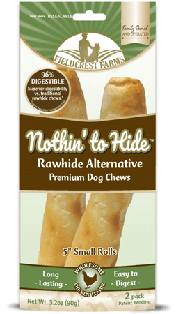 NOTHIN' TO HIDE Small 5" Roll 2pk Peanut Butter