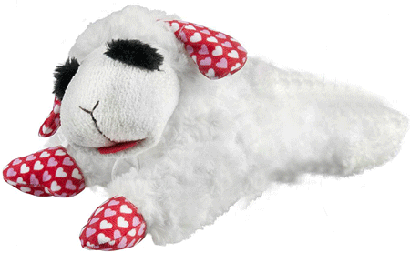 MULTIPET Lamb Chop Valentine 10.5"