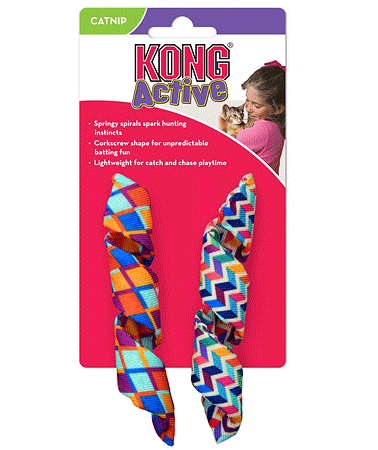 *KONG Active Curlz Cat Toy 2pk