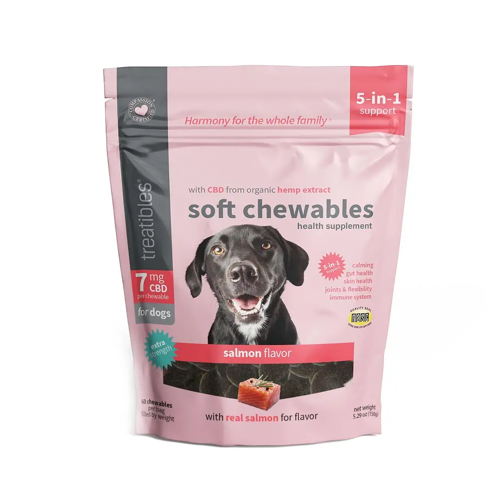 TREATIBLES PCR Extra Strength Chews Canine 60ct