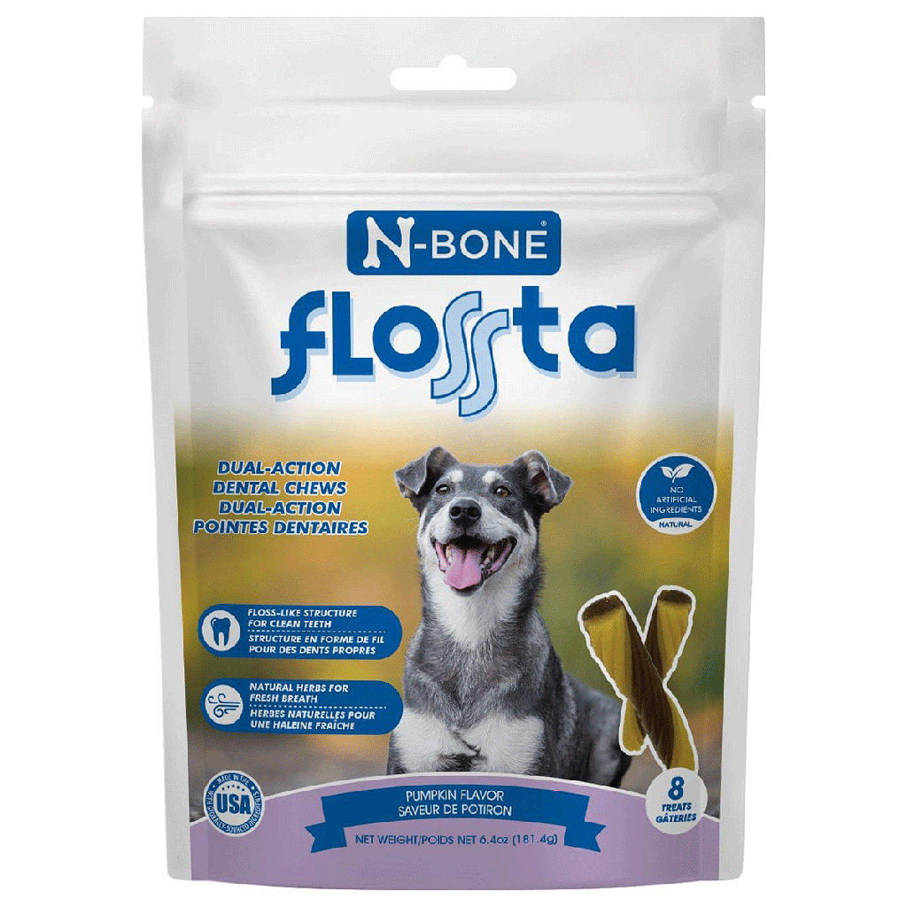 *N-BONE FLOSSta Dental Chews Pumpkin 15ct