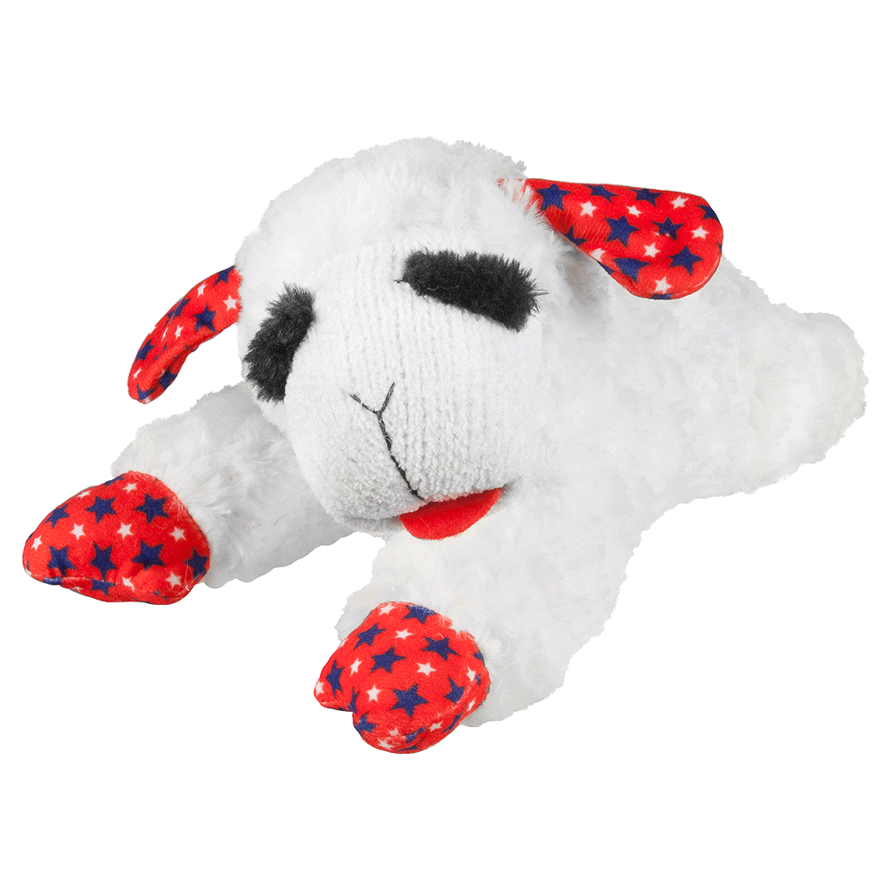 MULTIPET Lamb Chop Patriotic 6"