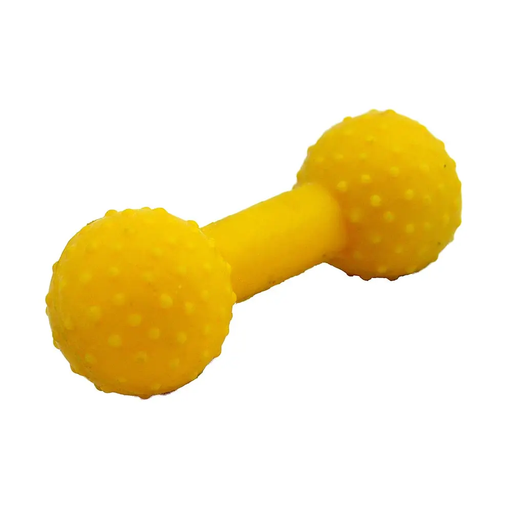 AMAZING PET Latex Dumbbell 4.25"  