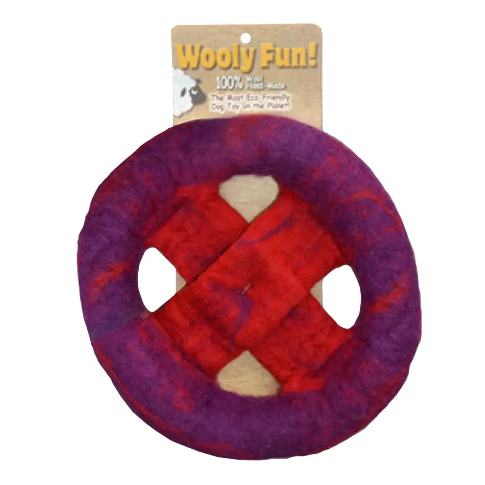 AMAZING PET Wooly Fun Disk Purple