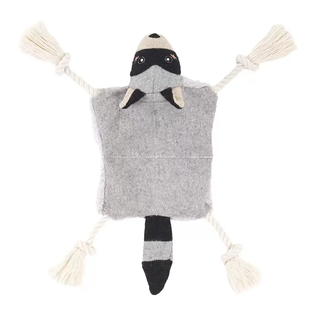 ZIPPY PAWS ecoZippy Knotty Crawler Racoon