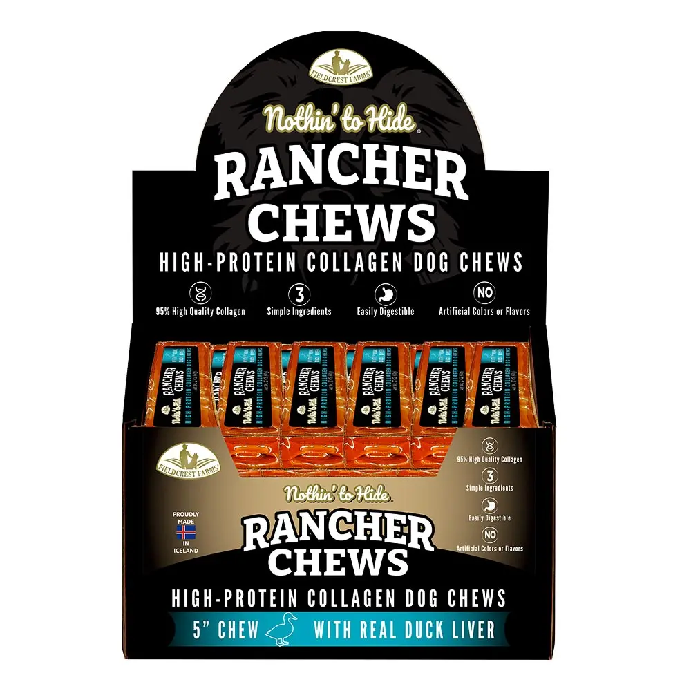 NOTHIN' TO HIDE Rancher Chew Duck 5" 24pc Box