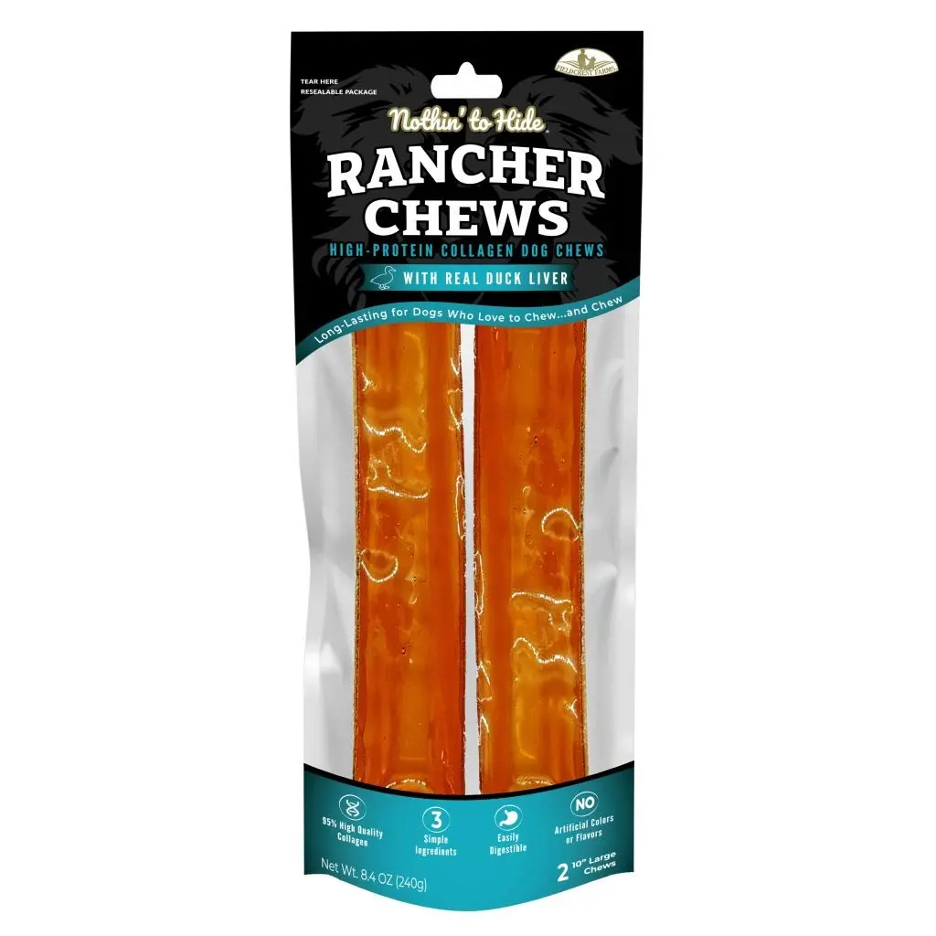 NOTHIN' TO HIDE Rancher Chew Duck 10" 2pk