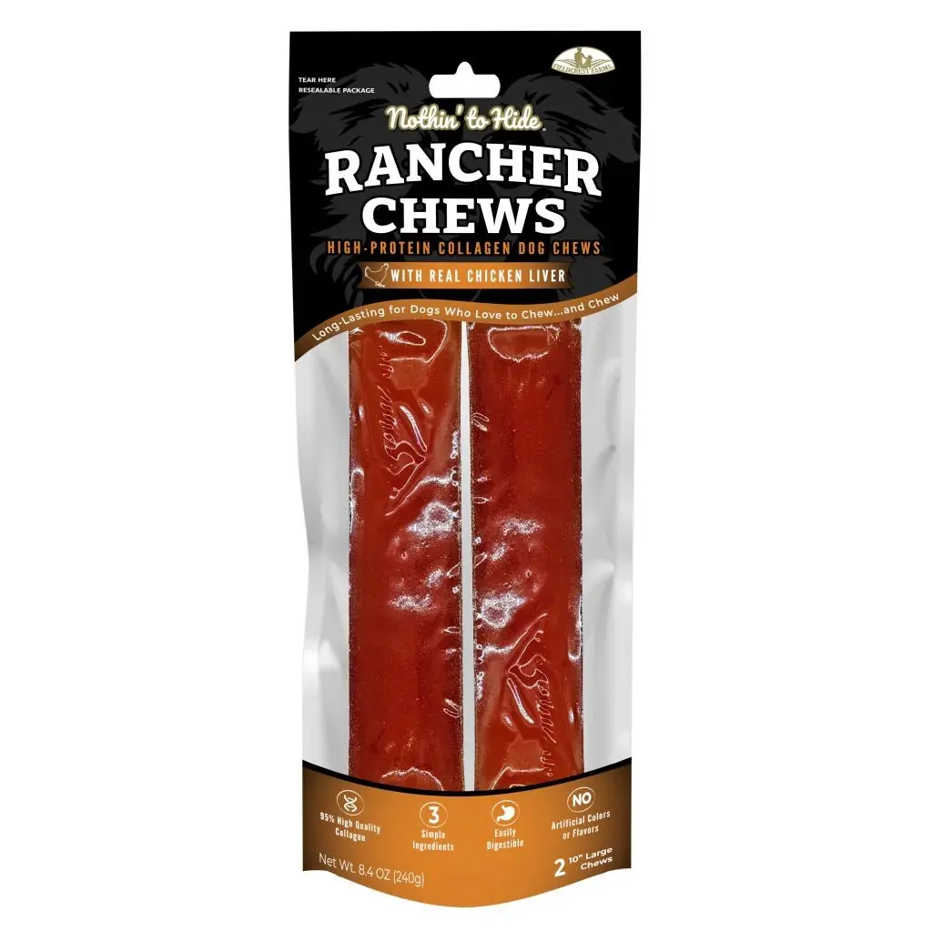 NOTHIN' TO HIDE Rancher Chew Chicken 10" 2pk
