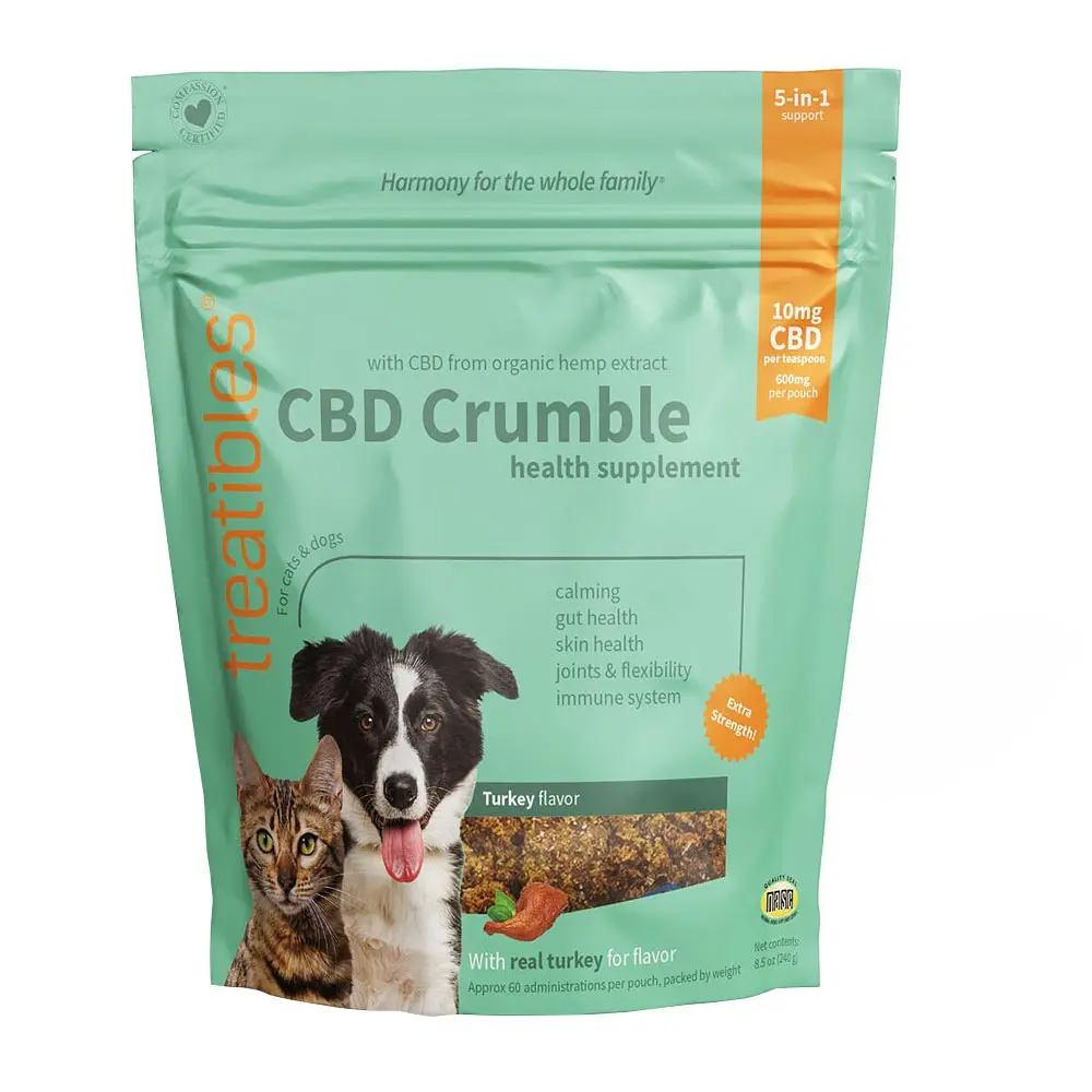 TREATIBLES CBD Crumble Turkey 600mg 8.5oz