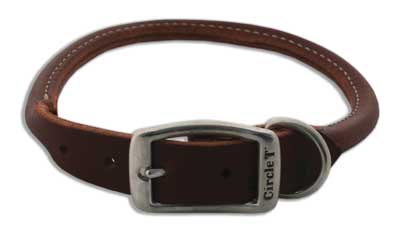 COASTAL Latigo Rolled Collar 3/4 x 18