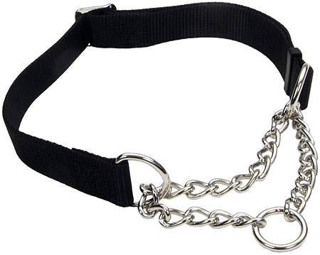 COASTAL Adjustable Check Choke Training Collar 14-20x3/4 Black