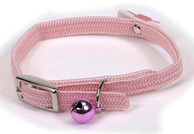 COASTAL Li'l Pals Reflective Kitten Collar w/Bow Pink