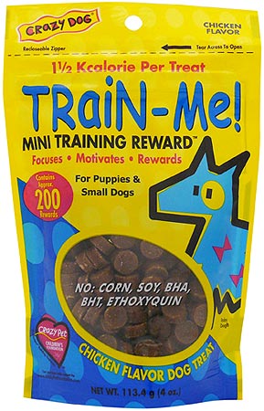 *CRAZY PET Train-Me! Treats Chicken 4oz Mini