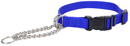 *COASTAL Check Training Collar w/Buckle 18-22x3/4 Blue