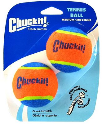 CHUCKIT Tennis Ball  2pk 2.5" M