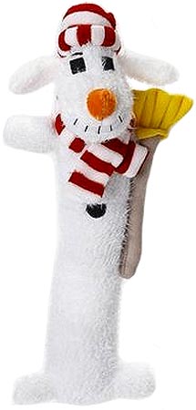MULTIPET Holiday Loofa Dog Snowman 18"