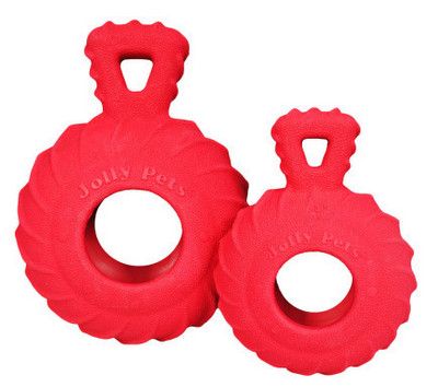 JOLLYPET Jolly Tuff Treader Red 6"