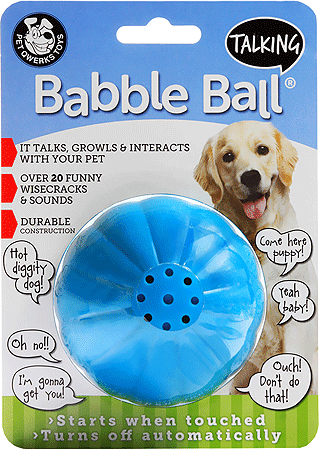 [PQW00032] PET QWERKS Talking Babble Ball L
