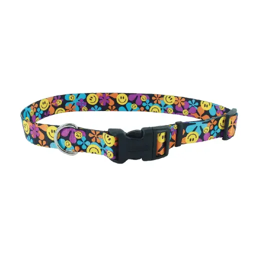 [CA6321 WLD FLW] PET ATTIRE Styles Adjustable Collar 8-12x3/8 Wild Flower