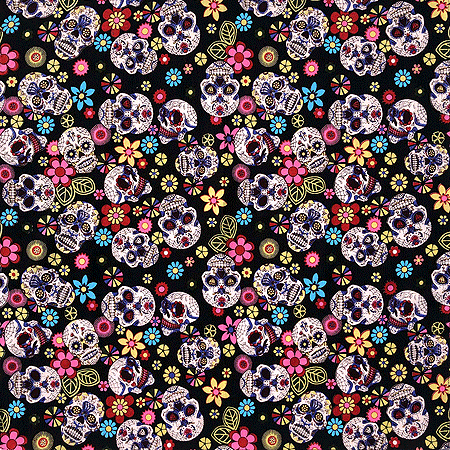 [BAN080] BANDANNA Day Of The Dead 12pk