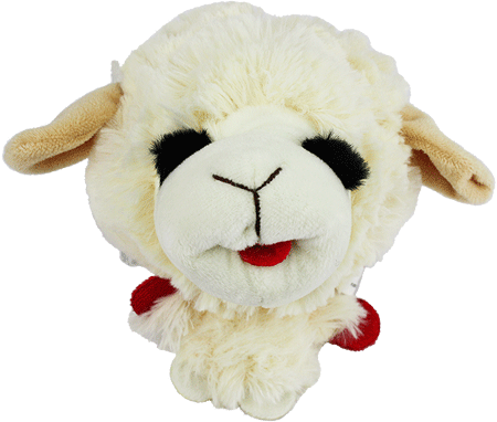 [MP48700] MULTIPET Lamb Chop Knobby Noggins 5"