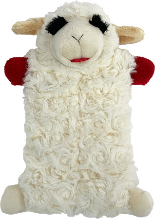 [MP48701] MULTIPET Lamb Chop Squeaker Mat 9"