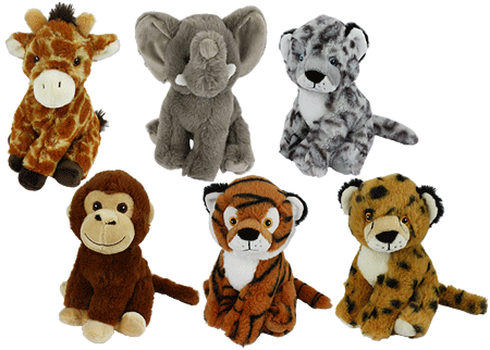 [MP55105] MULTIPET Eco Safari Animals 8"