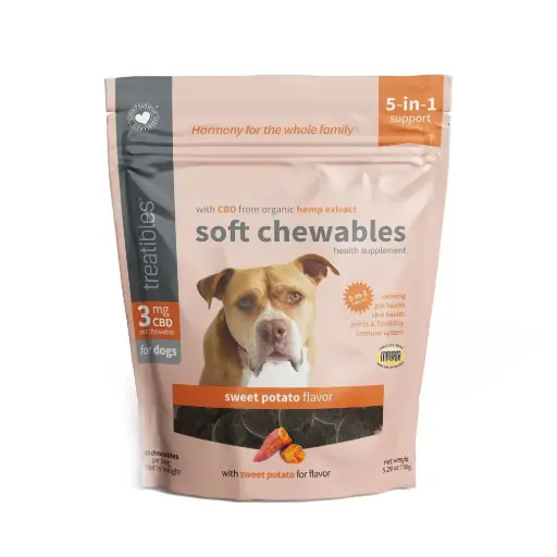 [TRT00528] TREATIBLES Tater Tot's Sweet Potato Soft Chews 60ct
