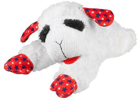 [MPH53743] MULTIPET Lamb Chop Patriotic 10.5"