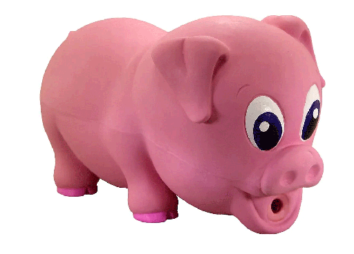 [PS18010] PETSPORT NaturFlex Pig Tiny Tots 3.5"