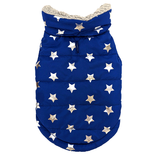 [FP70368 XL] *FASHION PET Starry Night Coat Blue XL