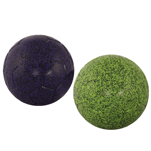 [JPH72069 PUR/GRN] *JOLLYPET Halloween Soccer Ball Purple/Green 6" S