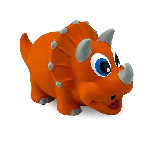 [PS18095] PETSPORT NaturFlex Triceratops Large 8"