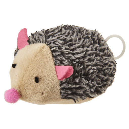 [E52193] ETHICAL/SPOT Plush Jittery Hedgehog 3" Cat Toy