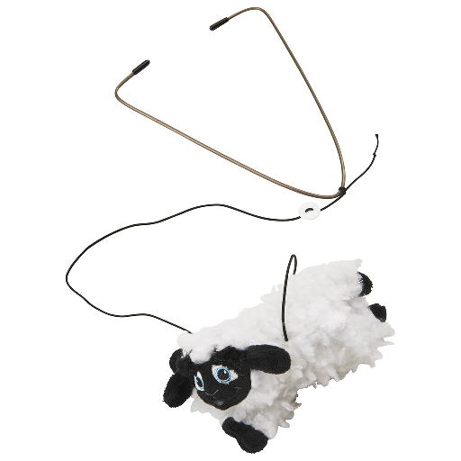 [E52196] ETHICAL/SPOT A-Door-Able Baa Baa Black Sheep Cat Toy