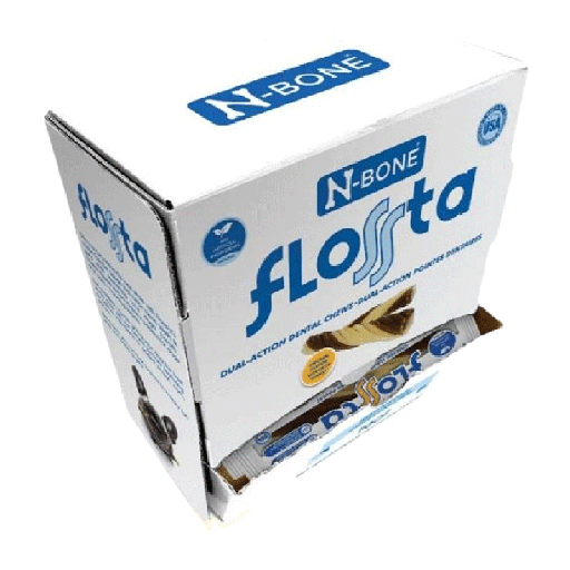 [NB80266] *N-BONE FLOSSta Dental Chews Chicken Display 16ct