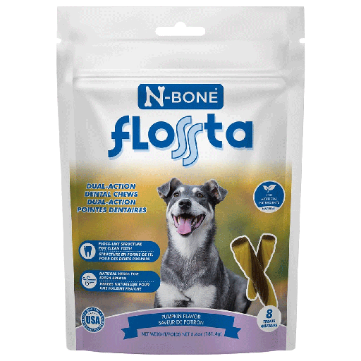[NB80246] *N-BONE FLOSSta Dental Chews Pumpkin 15ct