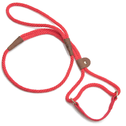 [MEN012 RED] MENDOTA Dog Walker 3/8" x 6' Red