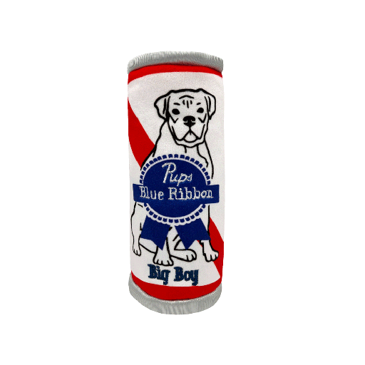 [HK60321] HUXLEY & KENT Dog Power Plush Pups Blue Ribbon L