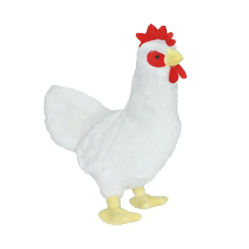 [MP58691] MULTIPET Plush Rooster White 20"