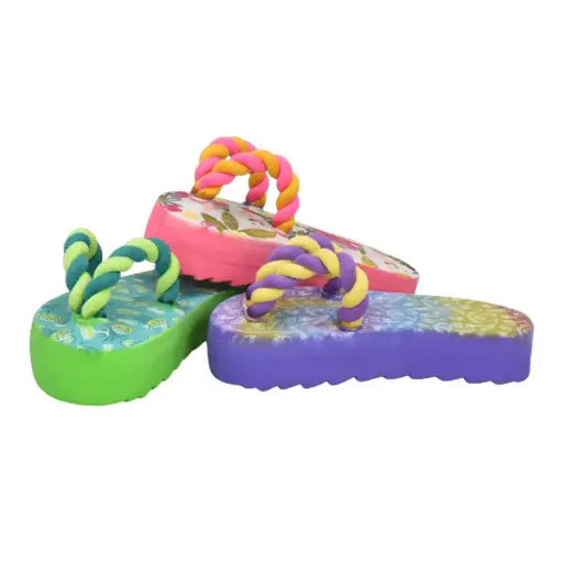 [MP56388] MULTIPET Margaritaville Flipflop Latex w/Rope