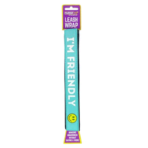 [MP90604] MULTIPET Leash Wrap "I'm Friendly"