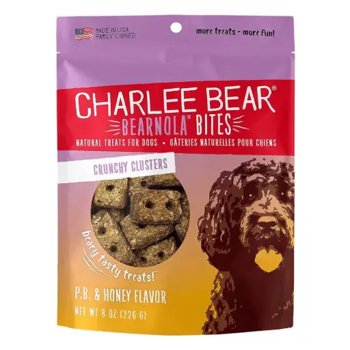 [CB00846] CHARLEE BEAR Bearnola Bites P.B. & Honey 8oz