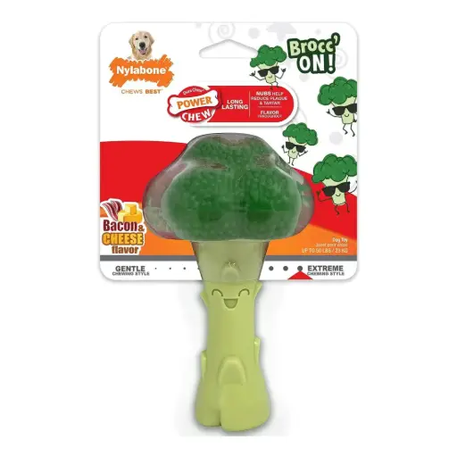 [NBR105PR] NYLABONE Power Chew Broccoli Souper