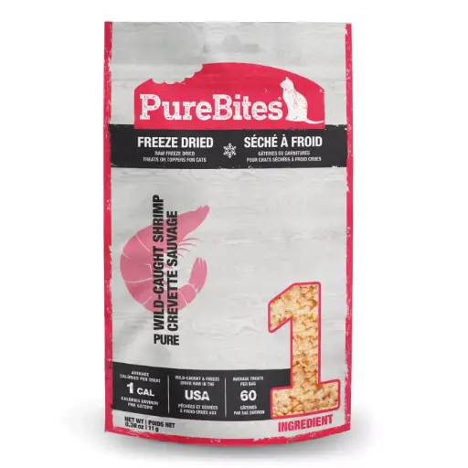 [PB00286] PURE BITES Cat Treats Freeze Dried Shrimp 0.38oz